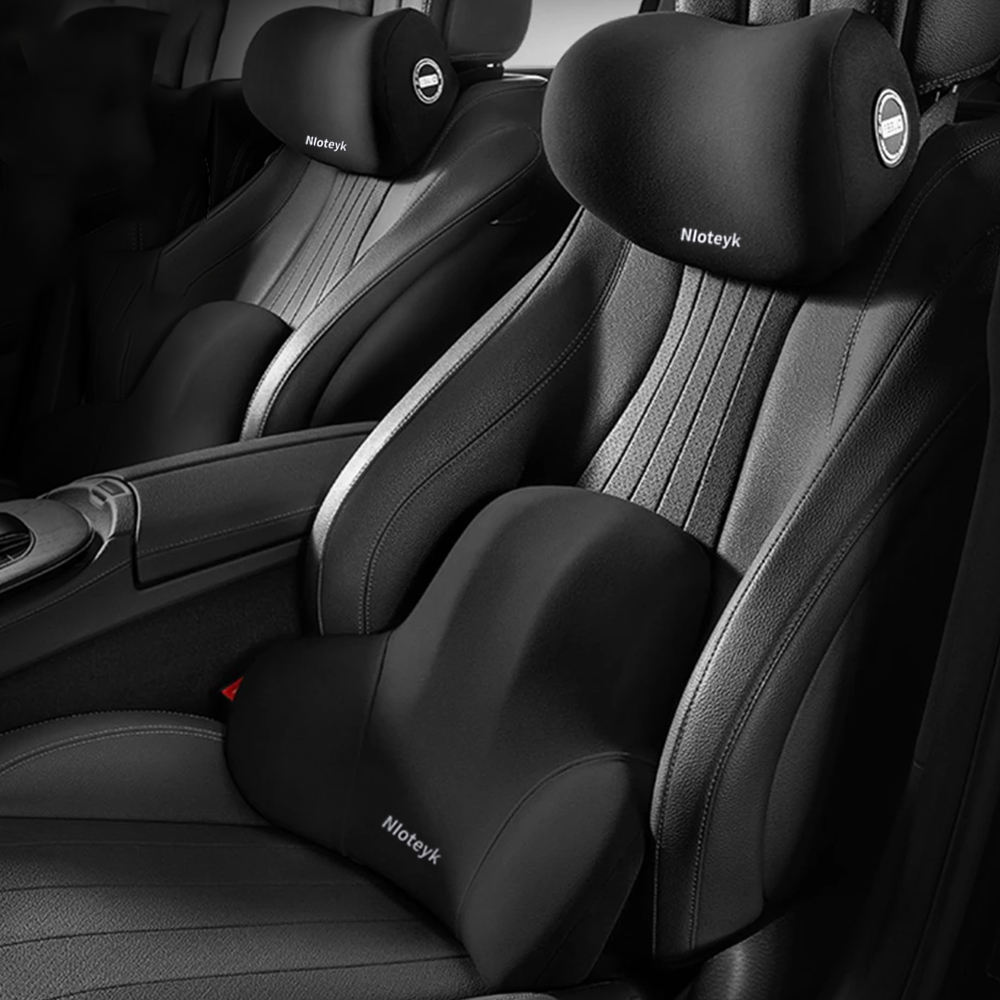 Memory Foam Car Neck Pillow Lumbar Support - Cojín para el cuello del coche,