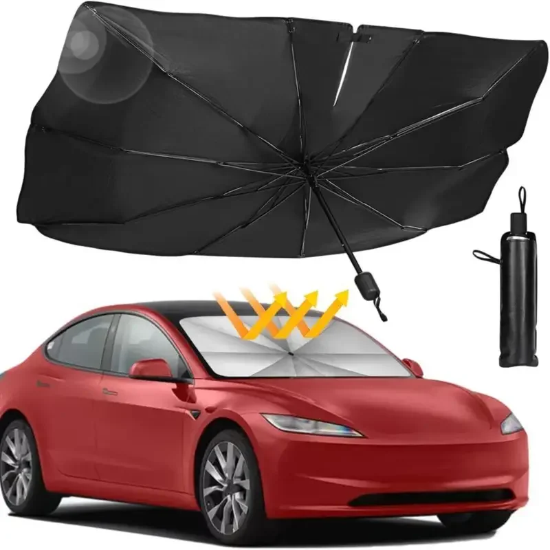 Car Sunshade Windshield Umbrella Foldable - Parasol para Parabrisas de Coche, Plegable,