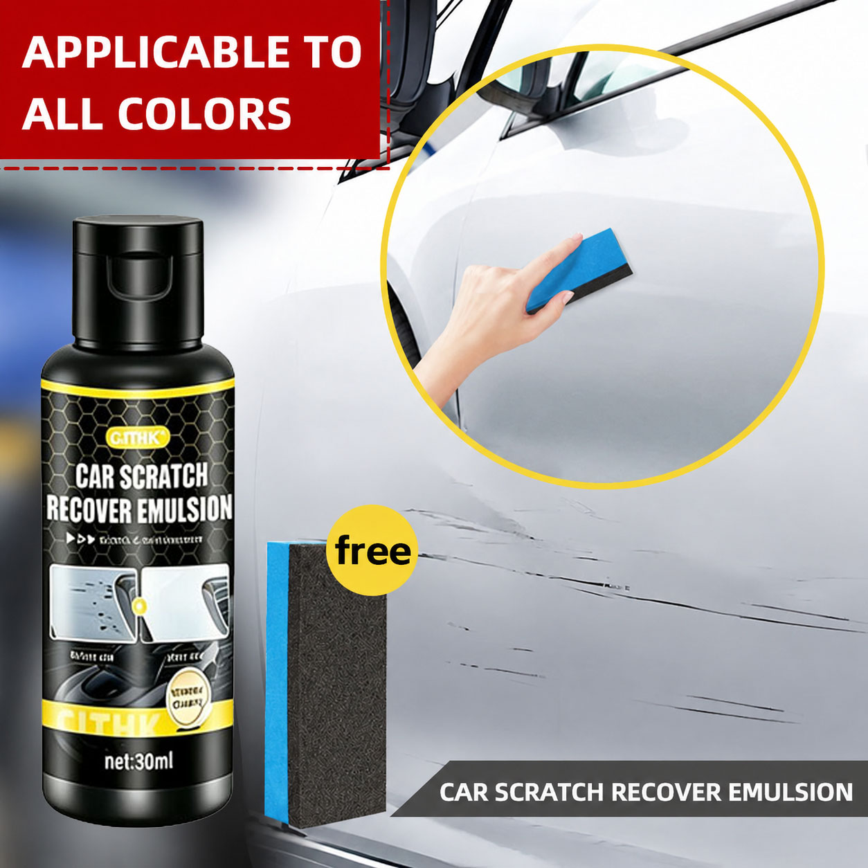 Car Scratch Repair Polishing Wax Paste - Removedor de arañazos para coche, cera