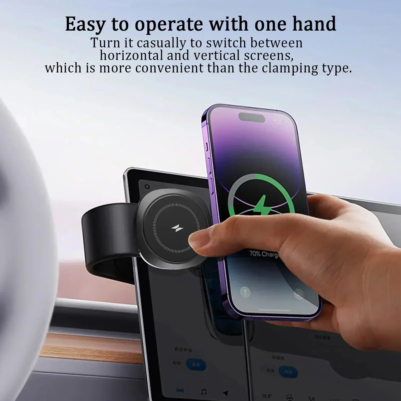 Cargador inalámbrico magnético - Wireless Car Charger Mount Fast Charging reseña y precio