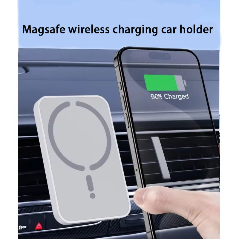 Cargador inalámbrico magnético - Wireless Car Charger Mount Fast Charging reseña y precio