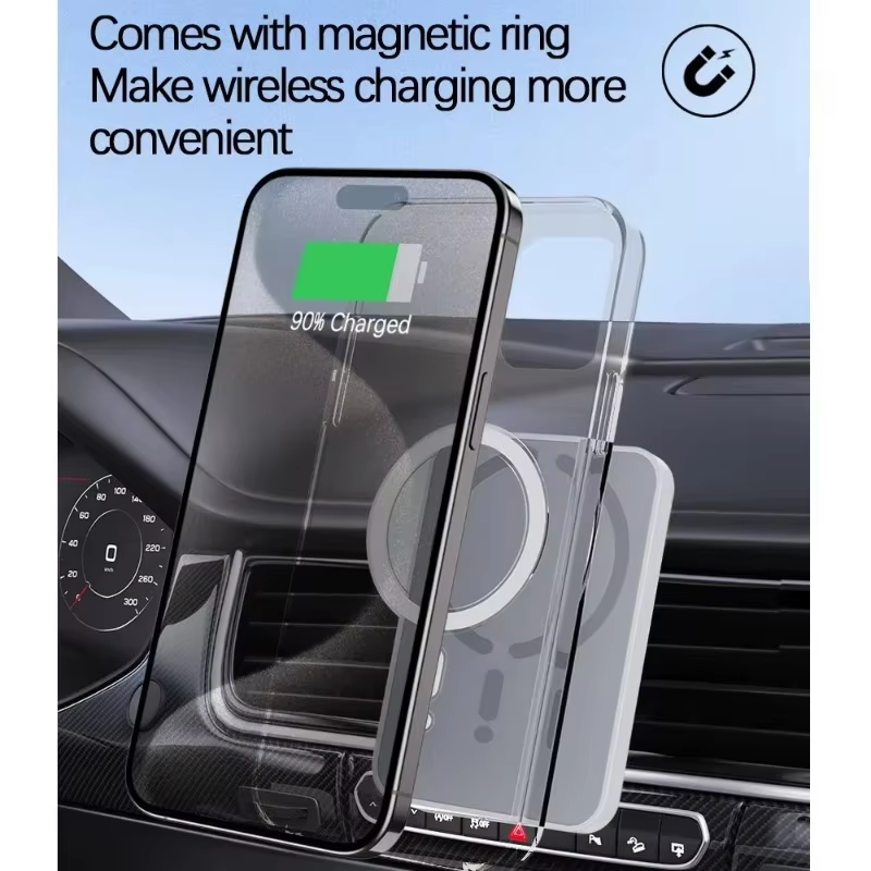 Cargador inalámbrico magnético - Wireless Car Charger Mount Fast Charging reseña y precio