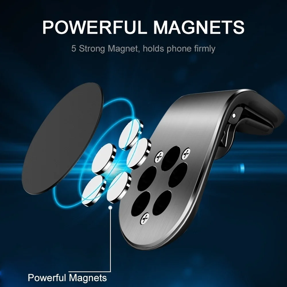 Soporte magnético para teléfon - Magnetic Phone Holder For Car Vent reseña y precio