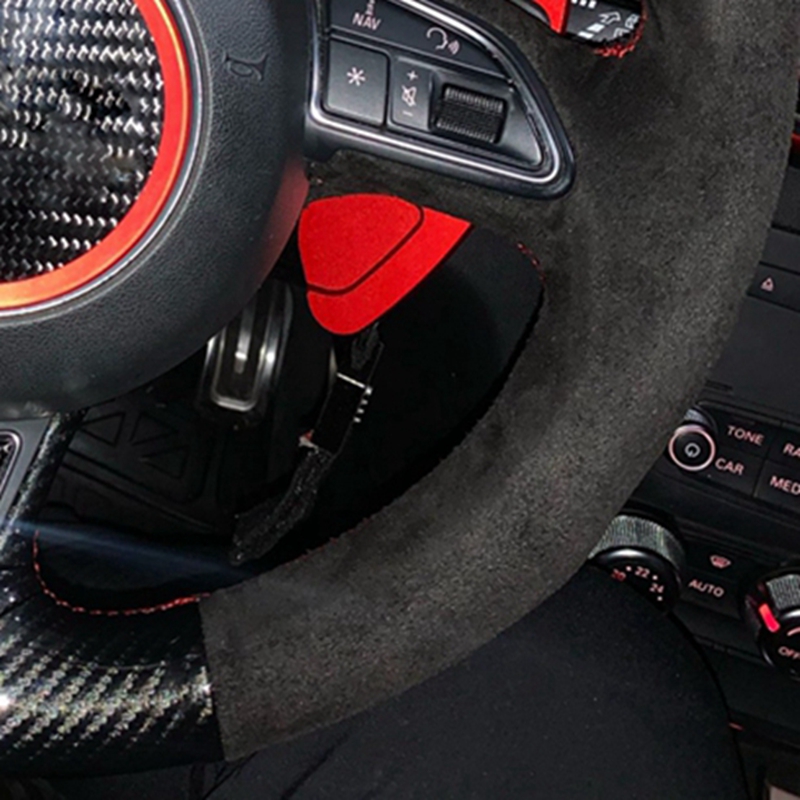Cubierta trenzada de ante anti - Car Steering Wheel Cover Anti Slip Breathable reseña y precio