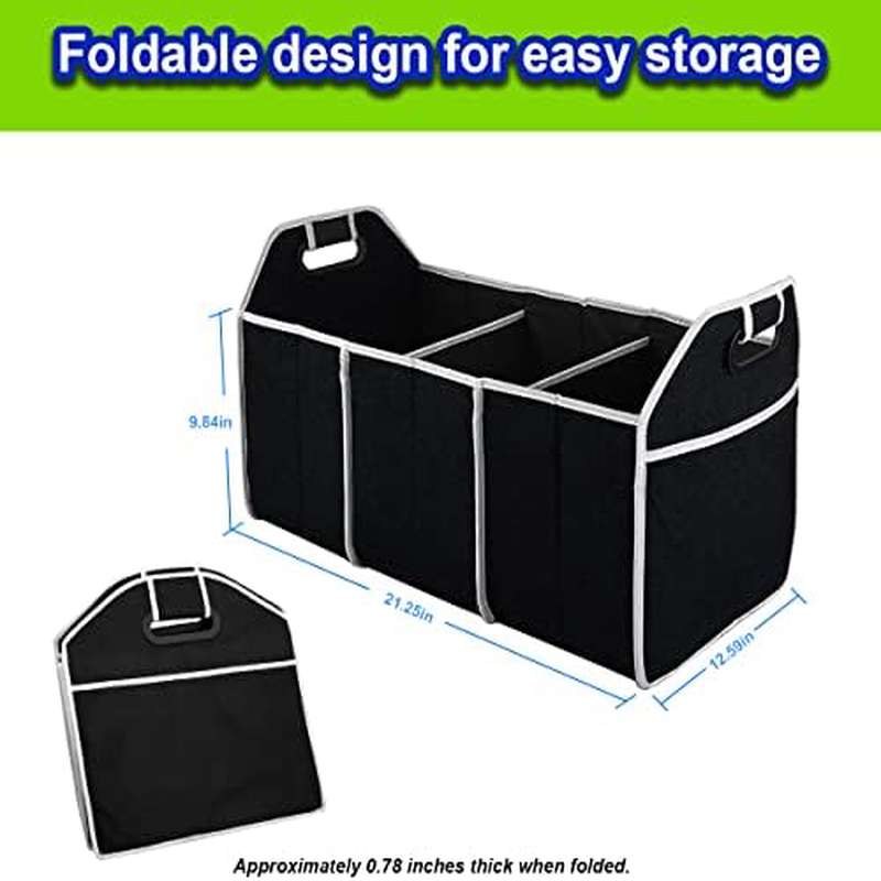 Organizador de Maletero de Coc - Car Trunk Organizer Foldable Storage Box reseña y precio