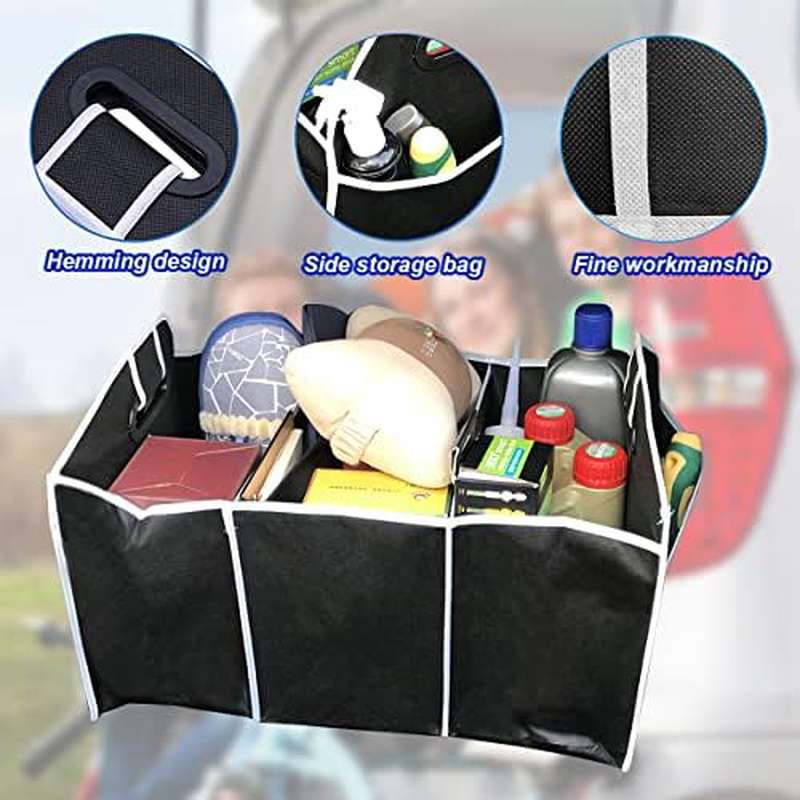 Organizador de Maletero de Coc - Car Trunk Organizer Foldable Storage Box reseña y precio