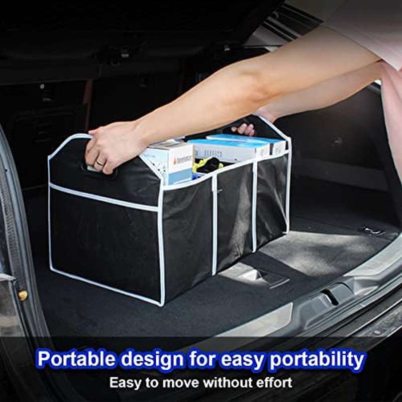 Organizador de Maletero de Coc - Car Trunk Organizer Foldable Storage Box reseña y precio