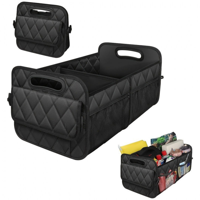 Organizador de Maletero para S - Car Trunk Organizer Foldable Storage Box reseña y precio