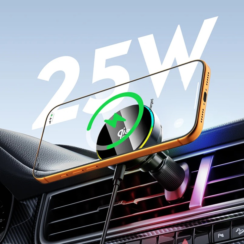 Cargador Magnético Inalámbrico - Wireless Car Charger Mount Fast Charging reseña y precio
