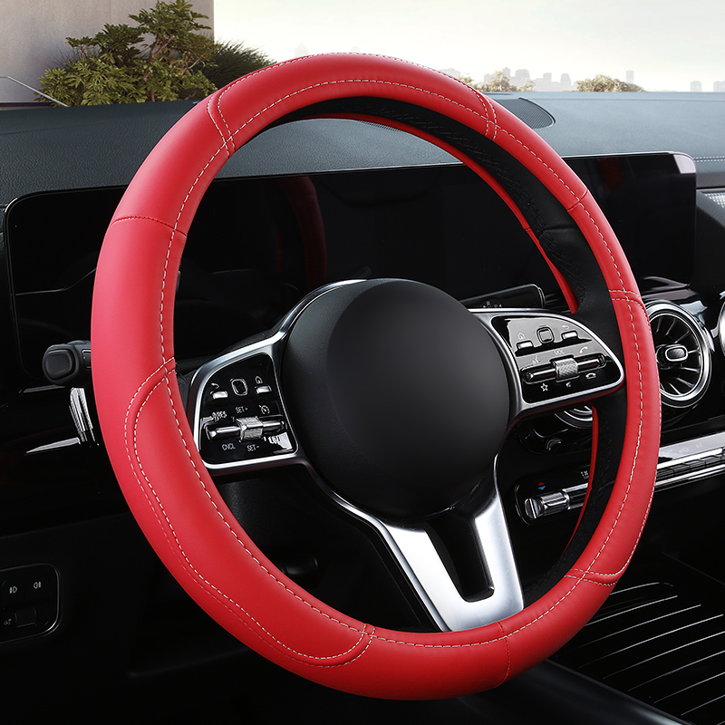Protector de cuero antidesliza - Car Steering Wheel Cover Anti Slip Breathable reseña y precio