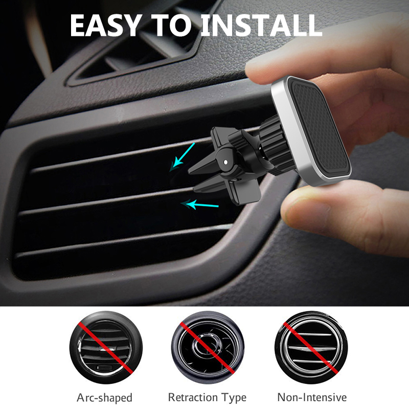 Soporte Magnético Multifuncion - Magnetic Phone Holder For Car Vent reseña y precio