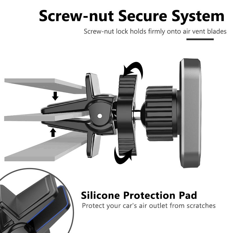 Soporte Magnético Multifuncion - Magnetic Phone Holder For Car Vent reseña y precio