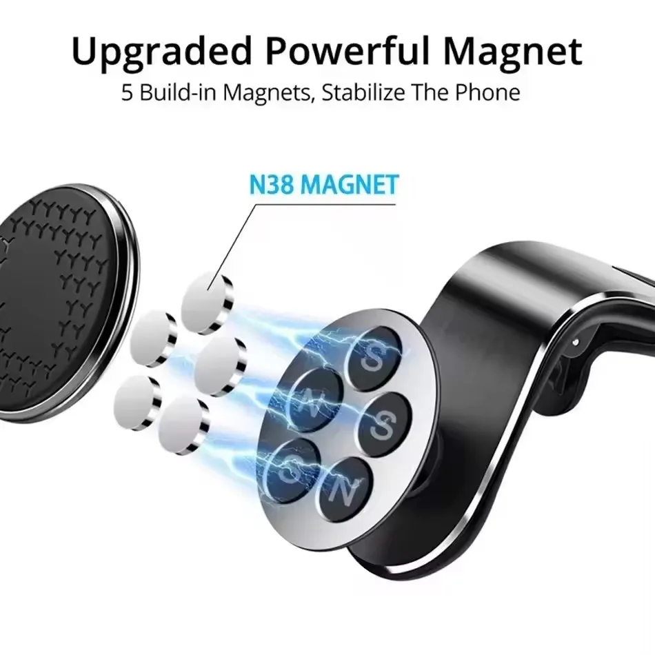 Soporte magnético para teléfon - Magnetic Phone Holder For Car Vent reseña y precio