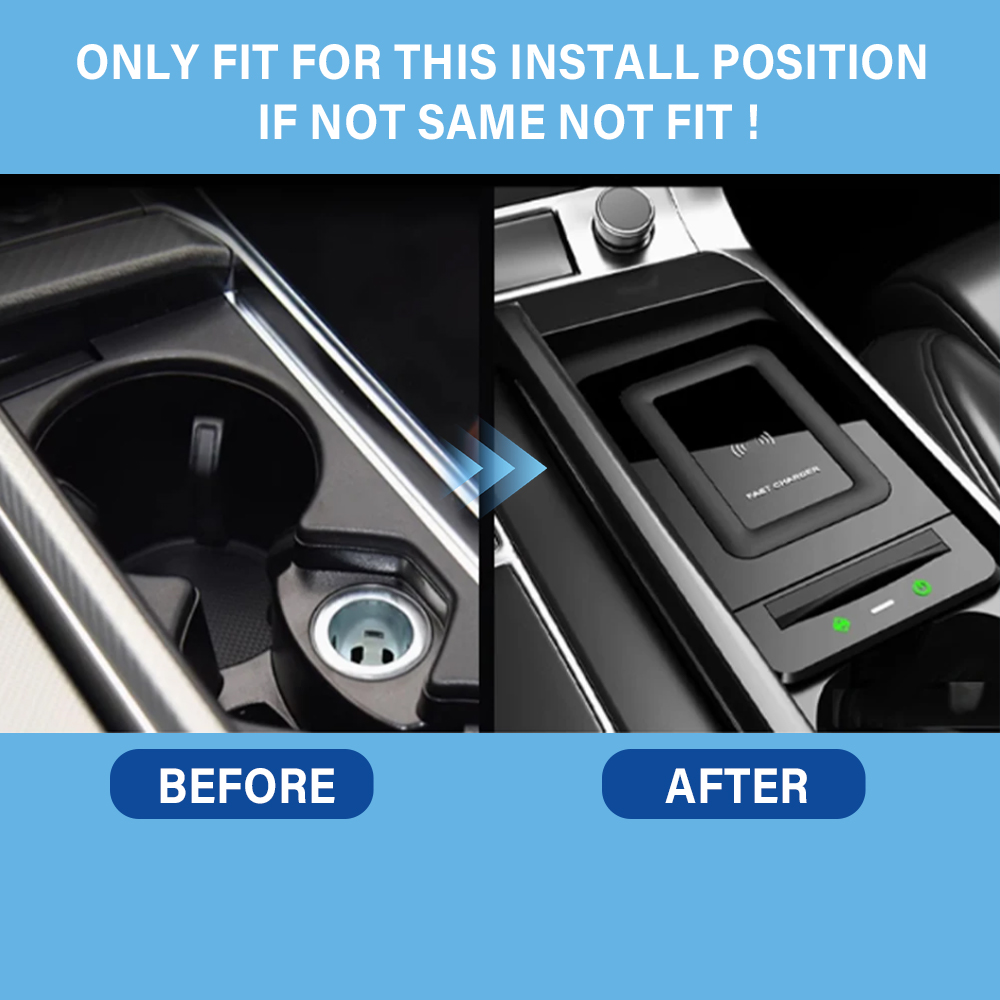 Soporte para teléfono Moreway  - Wireless Car Charger Mount Fast Charging reseña y precio