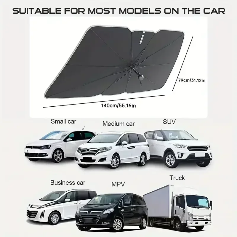 Parasol Plegable para Parabris - Car Sunshade Windshield Umbrella Foldable reseña y precio