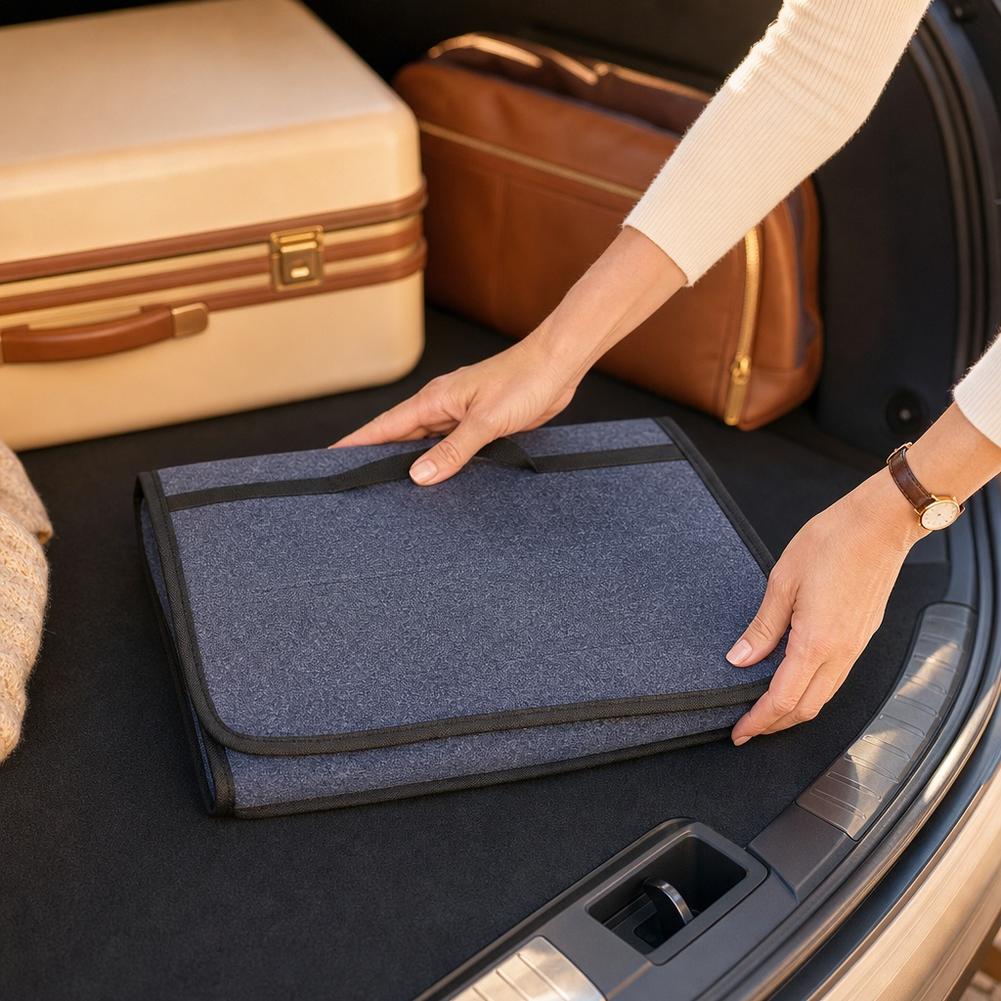 Organizador universal para el  - Car Trunk Organizer Foldable Storage Box reseña y precio