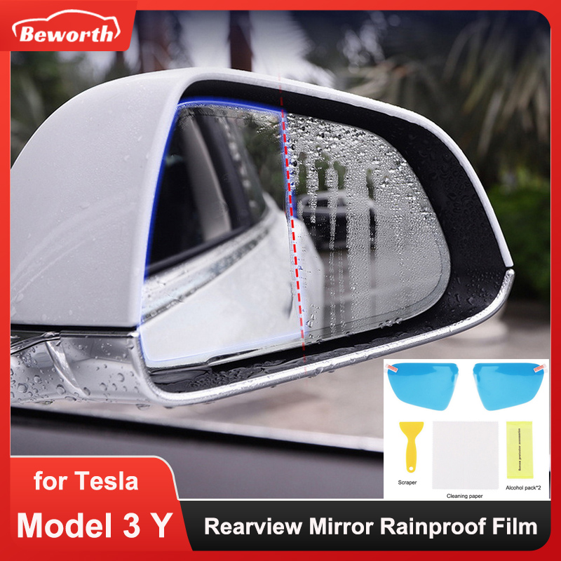 Película impermeable para espe - Anti Glare Car Rearview Mirror Film reseña y precio