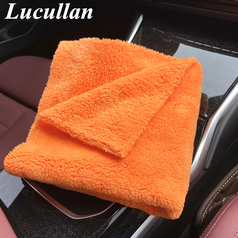 Lucullan 40x40cm naranja toall - Microfiber Car Drying Towel Super Absorbent reseña y precio